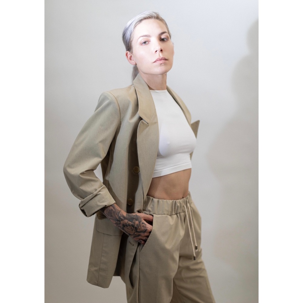 COPY - The Wave beige casual blazer